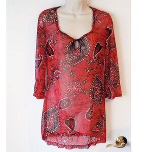 Mexx Mesh Tie-Front Cover Up M